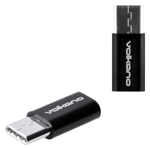 Volkano vk-20037 bk micro adapt series type c to micro usb
