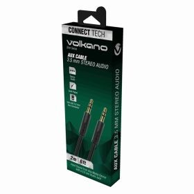 Volkano slim series aux cables 2m black