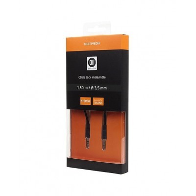 D2 - cable jack 3.5mm mâle 1.50m