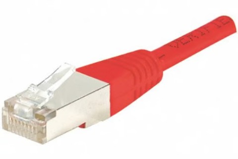 Cable reseau rj45 cat.6 * 3m rouge [842303]