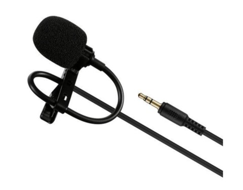 Volkano vk-6507-bk clip series microphone cravate jack 3.5mm
