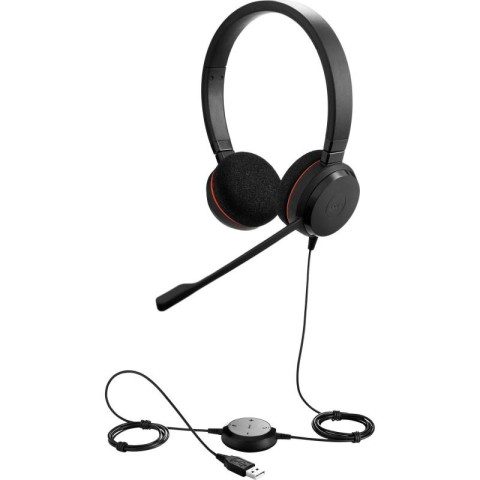 Casque jabra koptelefoon 4999-823-109 evolve 20 noir