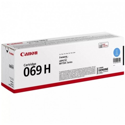 Toner canon 069h cyan pour mf754cdw-rendement élevé