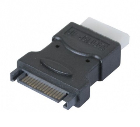 Adaptateur d'alimentation sata vers molex - monobloc - 147554