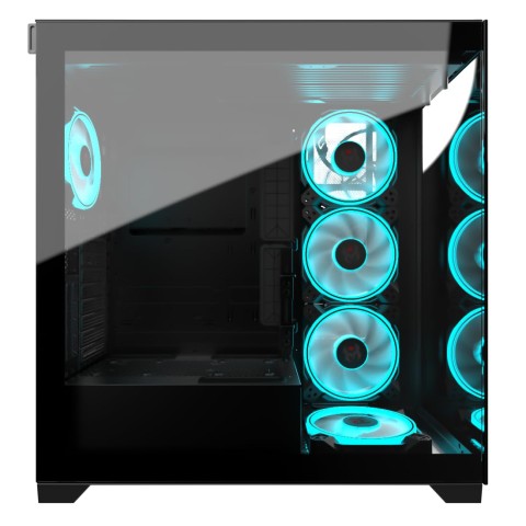 Boitier m.red radiant x black -gt/ss alim/atx