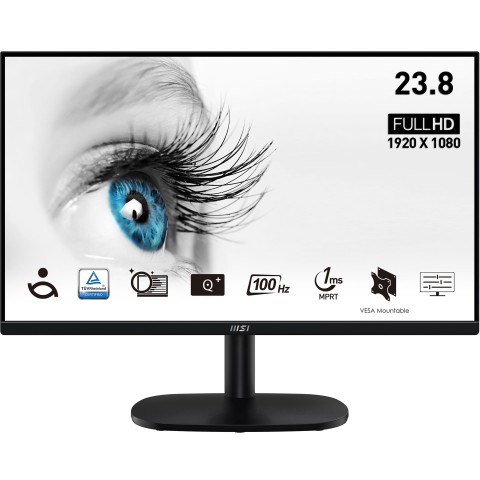 Led 23,8 wide * msi pro mp245v 4ms fhd 100hz vga/hdmi #bl vesa