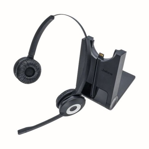 Jabra pro 920 duo casque sans fil arceau bureau/centre d'appels noir