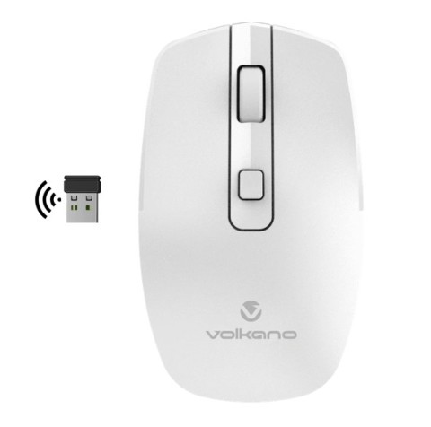 Volkano vk-20196-wt granite series souris ss fil rechargeable blanc