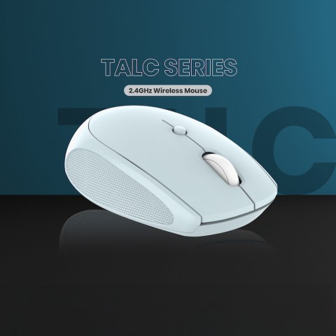 Volkano vk-20197-bl souris ss fil 2.4 ghz série talc-blanc