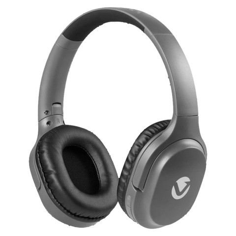 Volkano vk-2023 dg casque bluetooth pebble series - gris foncé