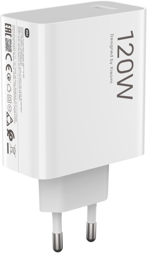 Xiaomi hypercharge chargeur mural 120w câble usb-a vers usb-c * blanc