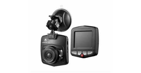 Volkano vk-10021-bk caméra dash de la série trek *black