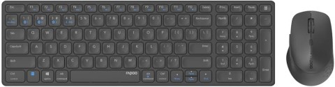 Rapoo 9700m kit ultra-slim ss fil multimode, clavier ss fil+souris nr