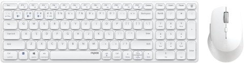 Rapoo 9700m kit ultra-slim ss fil multimode, clavier ss fil+souris w