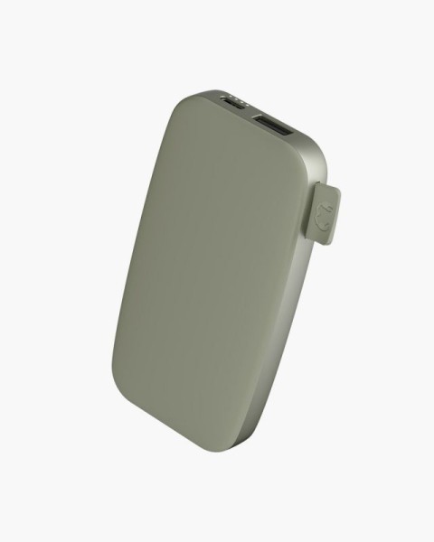 Fresh n rebel - powerbank 6000 mah usb-c - fast charging - dried gree