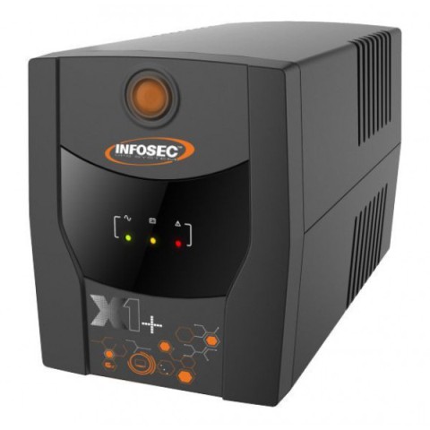 Infosec x1+1000fr onduleur line interactive 1000va -2 prises fr