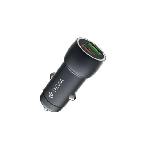 Devia extreme speed pd30w+qc3.0 18w metal fast car charger w/c-c