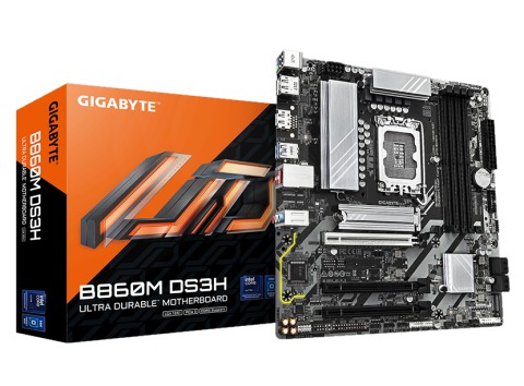 Gigabyte B860m ds3h (s1851) 4ddr5 pcie5.0 2xm.2 hdmi/2dp 2.5gbe ma