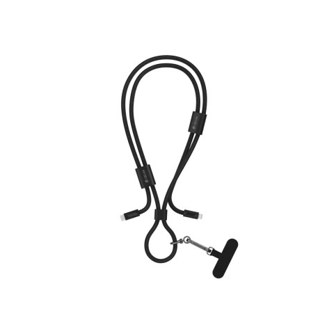 Devia cable pro5 adjustable lanyard c to ip pd 27w woven (1.6m)