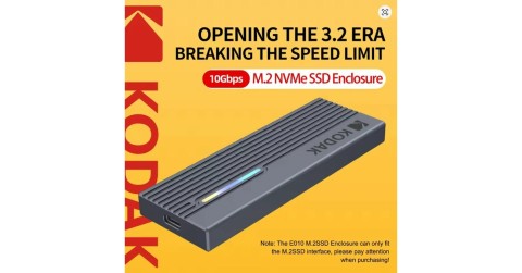 Kodak e010 boitier ext. usb-c pour ssd m.2 nvme * ekace010