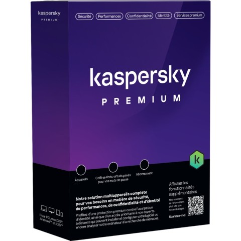 Kaspersky premium 10 postes * 1 an