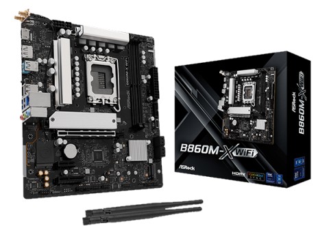 Asrock b860m-x wifi (intel lga 1851) micro atx * 90-mxbry-a0uayz