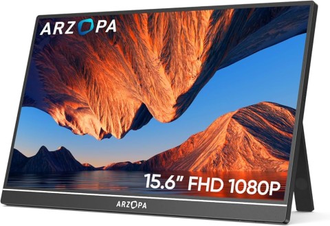 Ips 15,6 * arzopa a1 portable fhd hdmi/2usb-c - black/grey