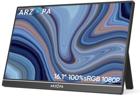 Ips 16,1 * arzopa a1t portable + bag fhd hdmi/2usb-c - grey