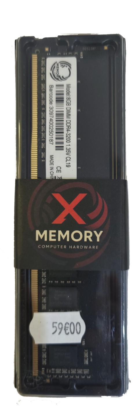 Dimm ddr4-3200 8go xmemory (pc4-25600) 1.2v cl22