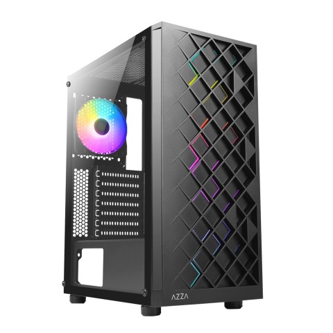 Bt moyen atx azza spectra rgb - vitrés (noir) * csaz-280b