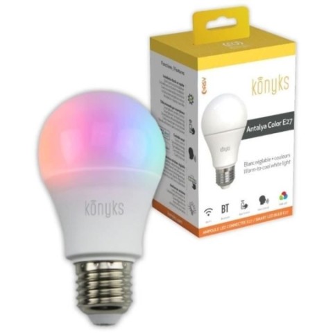 Konyks antalya color e27-ampoule e27 wi-fi + bth, 11w, rgb+cct
