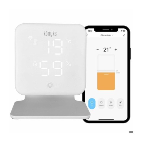 Konyks climpac-thermostat connecté pour climatisations et pac air air