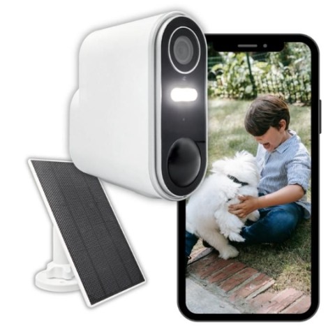 Konyks camini air 2-pack caméra ext. ss fil wifi ip65+ solaire 3w