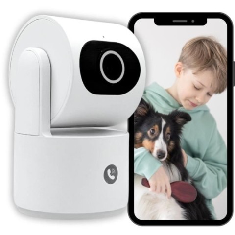 Konyks camini care 2-caméra int. motorisée ptz wifi bouton appel
