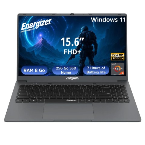 Energizer laptop l15-r35-82az 15,6 hd amd r5-3500u 8/256go w11