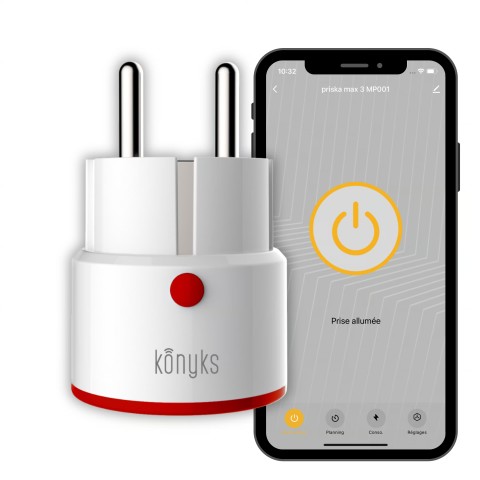 Konyks priska max 3-prise électrique intérieure wi-fi/ bth/fr 16a