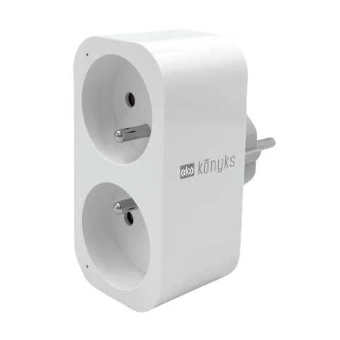 Konyks priska duo fr-double prise wi-fi/bt, format fr, 16a,