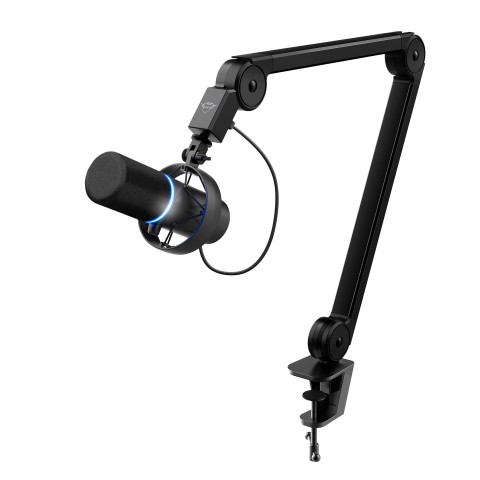 Microphone trust gxt 255+ onyx avec bras de montage (noir) - 24354