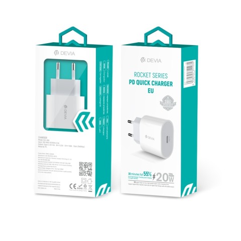 Devia rocket series pd 20w quick charger (eu ),20w)