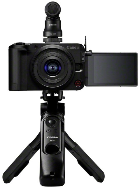 Canon eos r50v content creator kit rf-s 14-30mm is stm +mic +tripod
