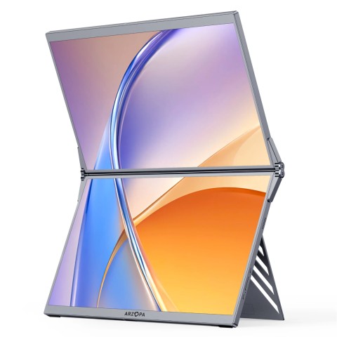 Ips 15,6 * arzopa e1 pliable dual fhd hdmi/usb-c * gris
