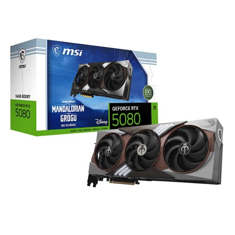 Msi geforce rtx 5080 16g the mandalorian and grogu limited edition oc