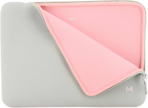 Mobilis skin sleeve 12.5-14 - grey & pink