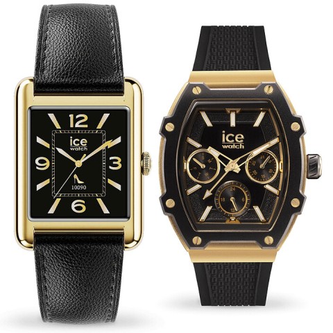 Ice watch ice smart tks 2.0 1.40 or/noir + ice boliday noir/or offerte !