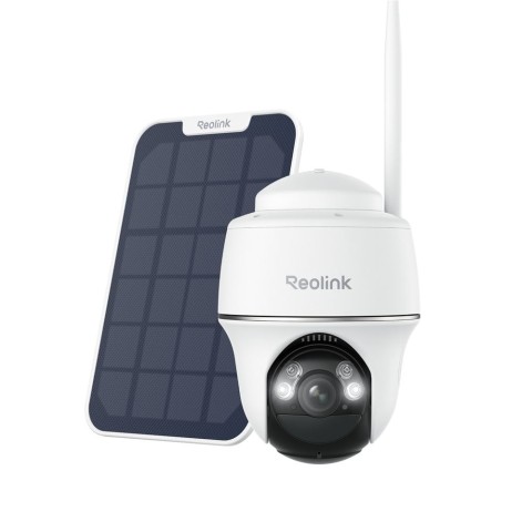 Reolink b430 caméra 2k ext. mobile wifi ir +panneau solaire * blanc
