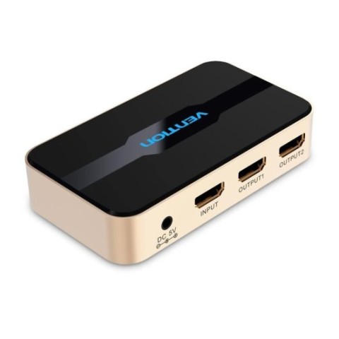 Vention splitter hdmi 4k/uhd 2 ports (noir/or) * acbg0-eu