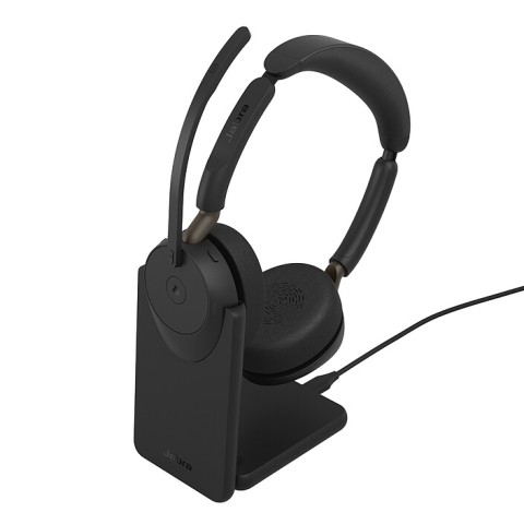 Jabra Evolve3 65 Link390A MS Stéréo + socle de charge