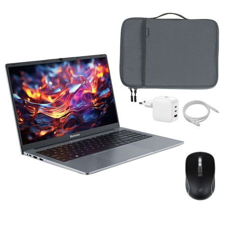 Blackview acebook 6 r3 3300u 16/512 + housse inovu loop move 16" + souris sans fil inovu at200m + chargeur secteur inovu usb-c 70w gan