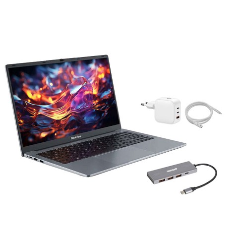 Blackview acebook 6 r3 3300u 16/512 + chargeur secteur inovu usb-c 70w gan + inovu hub usb-c vers 3x usb-a et 1x usb-c