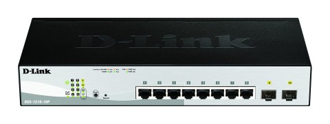 Dlink_dgs1210_10p commutateur ethernet web smart 8xpoe-2xslots d'exte